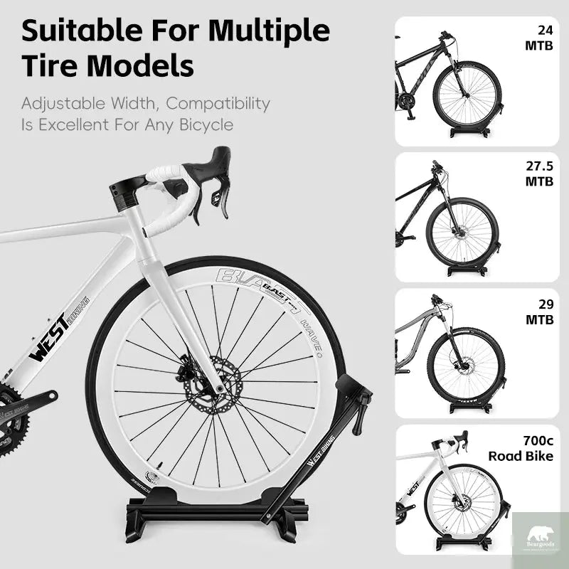 Bicycle Double Pole Foldable Parking Rack Beargoods
