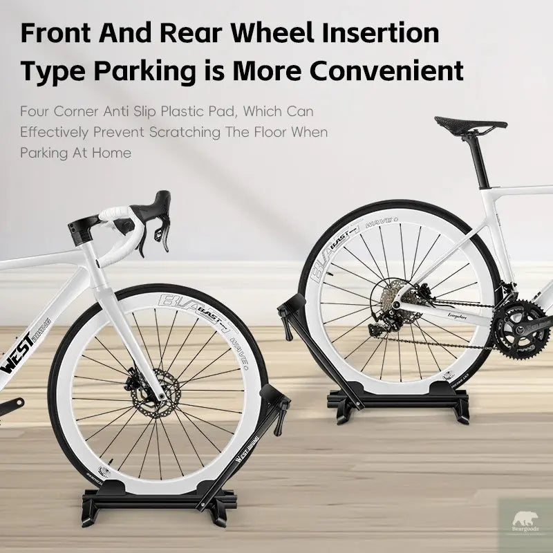 Bicycle Double Pole Foldable Parking Rack Beargoods