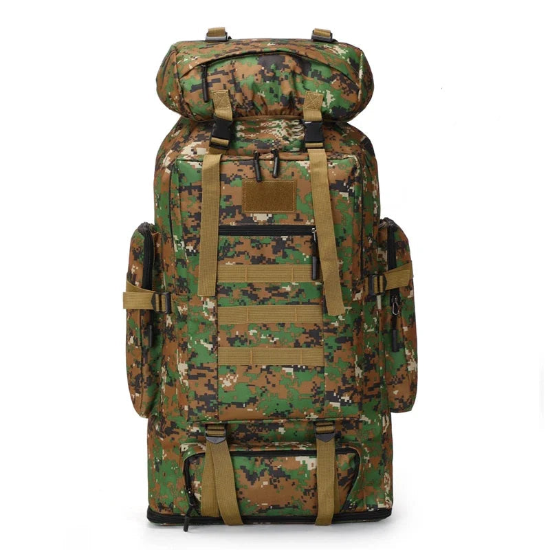 80L/100L Mountaineering Bag Climb Bag Tactical Backpacks Large Backpack Outdoors Hiking Camping Travel Bags Beargoods