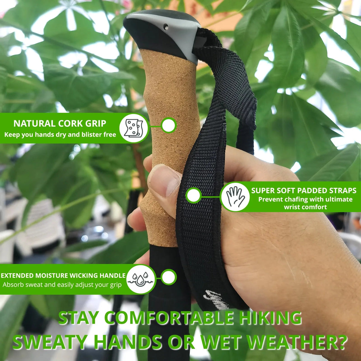 Aluminium Alloy Trekking Poles Beargoods