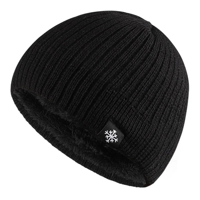 Autumn/Winter Fleece Thick Knitted Thermal Blend Hat Beargoods