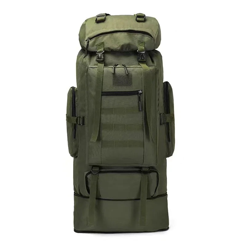 80L/100L Mountaineering Bag Climb Bag Tactical Backpacks Large Backpack Outdoors Hiking Camping Travel Bags Beargoods
