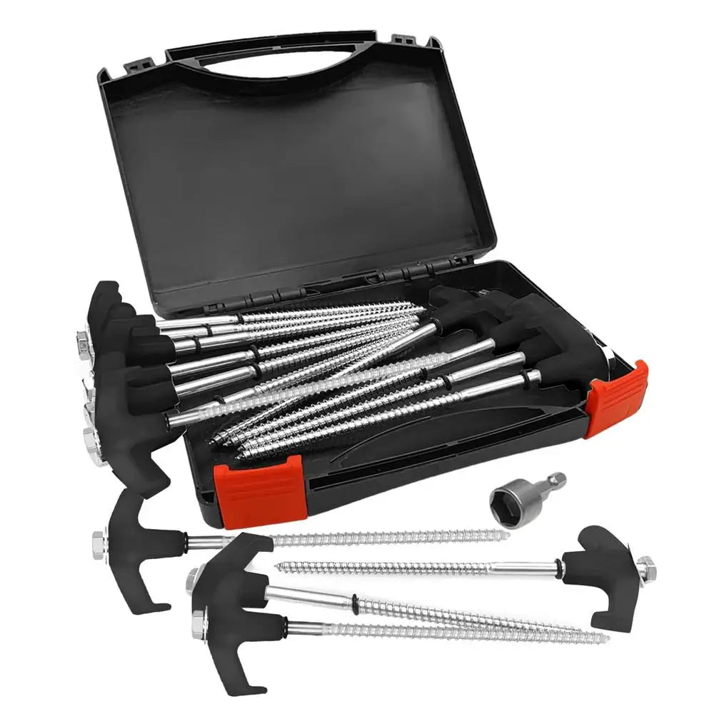 Screw in Tent Stakes 15pcs Beargoods