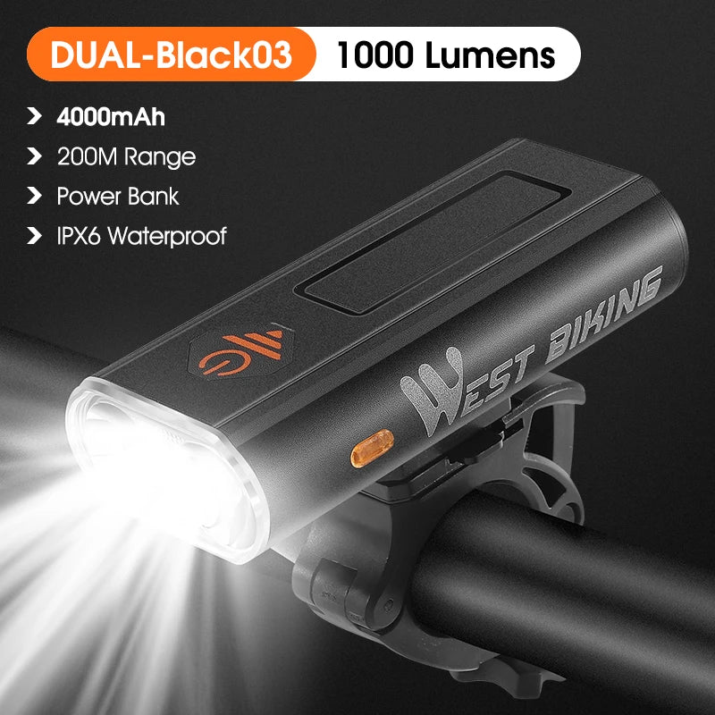1600 Lumen Dual LED Bike Light Beargoods