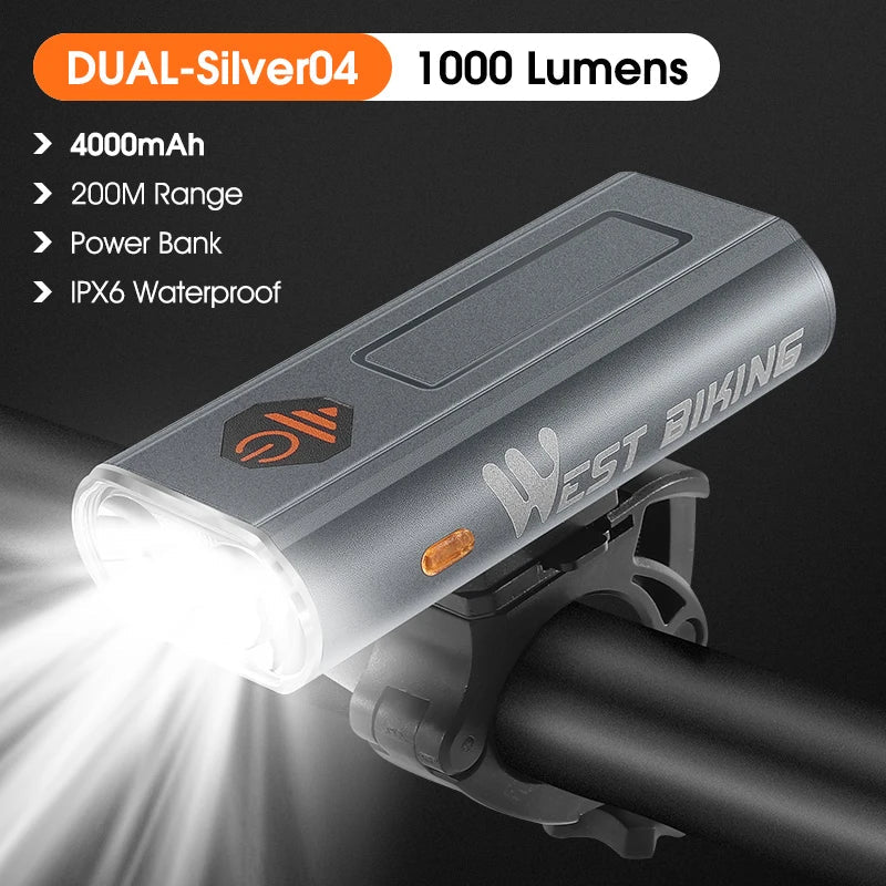1600 Lumen Dual LED Bike Light Beargoods
