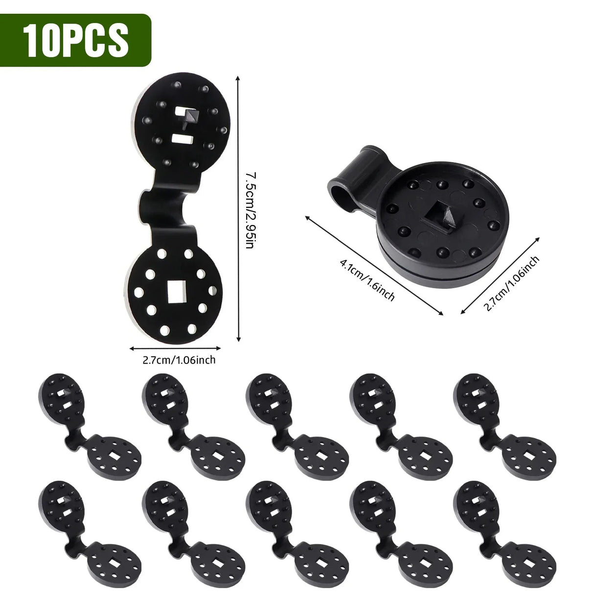 10/20/50100pcs Awning Plastic Clips Outdoor Shade Cloth Net Clip Camping Garden Tool Buildings Fence Net Fix Clamp Awning Hook Beargoods