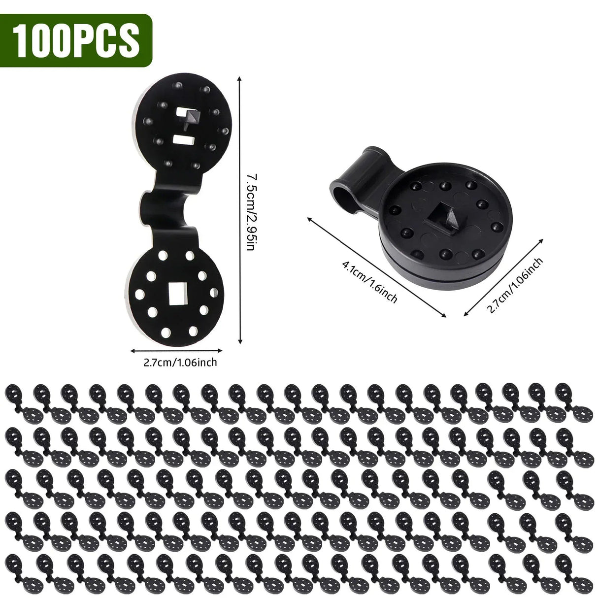 10/20/50100pcs Awning Plastic Clips Outdoor Shade Cloth Net Clip Camping Garden Tool Buildings Fence Net Fix Clamp Awning Hook Beargoods