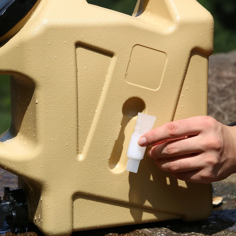 12L Camping Water Container Outdoor Water Bucket Large Capacity Portable Water Bag Detachable Faucet Picnic Drive Water Tank Beargoods