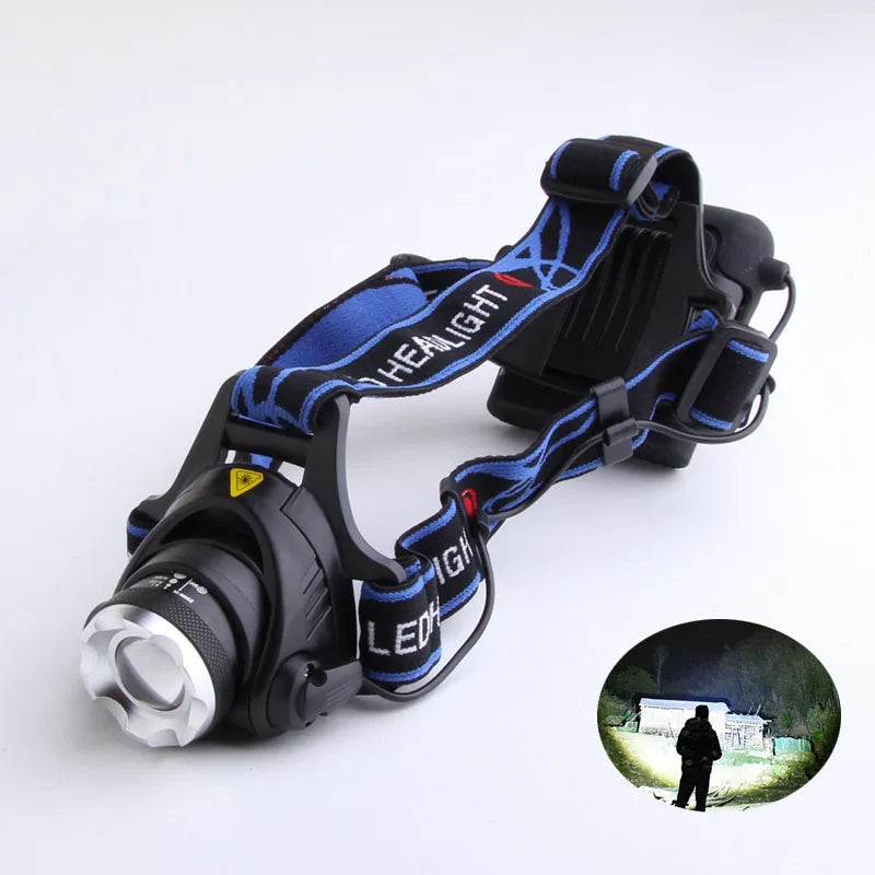 High-Powered LED Headlamp with Adjustable Focus Beargoods
