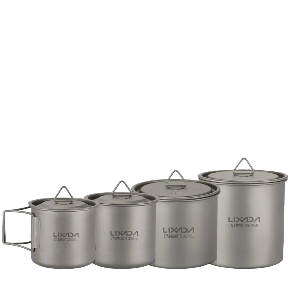 300ML/450ML/550ML/650ML/750ML Ultralight Titanium Cup Beargoods