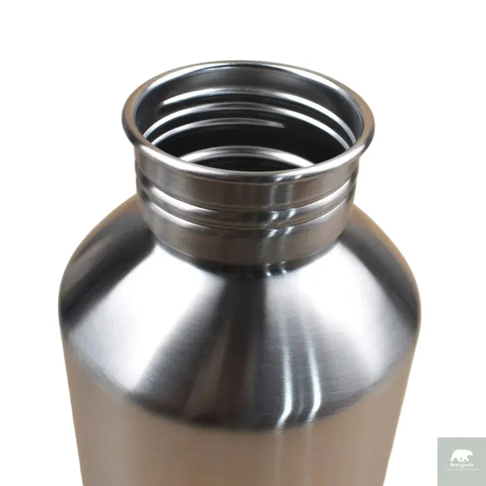 2L Drink Bottle for Sport Large Capacity Stainless Steel Sport Bottle Single-Layer Water Cup Metal Flask Drinkware Camping Sport Beargoods