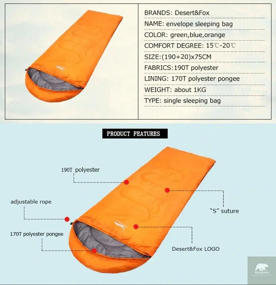 Ultralight Sleeping bag - Beargoods Ultralight Sleeping bag Beargoods.co.uk 34.99 Beargoods