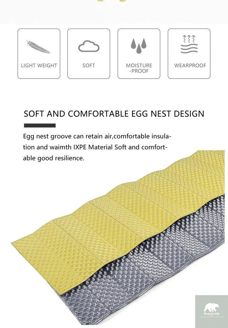 Camping Mat Waterproof Moisture Proof - Beargoods Camping Mat Waterproof Moisture Proof Beargoods.co.uk 48.99 Beargoods