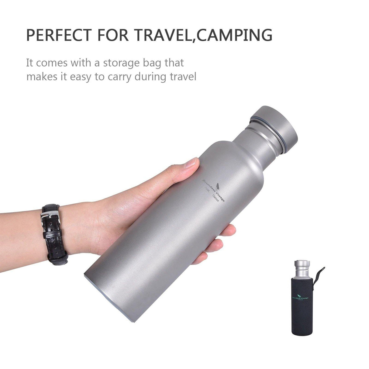 Titanium Water Bottle with Titanium Lid - Beargoods Titanium Water Bottle with Titanium Lid Beargoods.co.uk 34.99 Beargoods