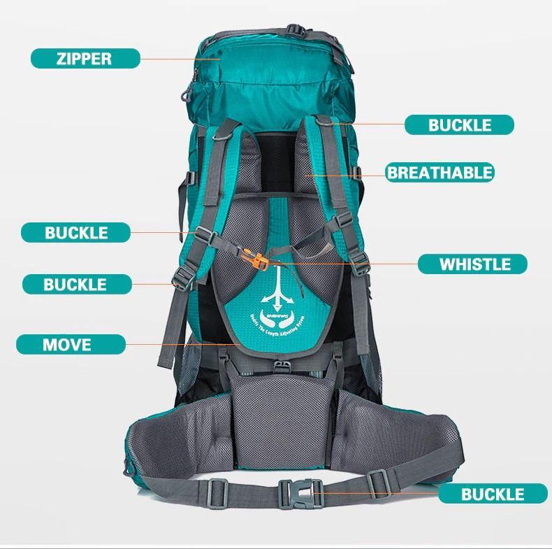 Camping Hiking Backpack Superlight 80L - Beargoods Camping Hiking Backpack Superlight 80L Beargoods.co.uk 44.99 Beargoods