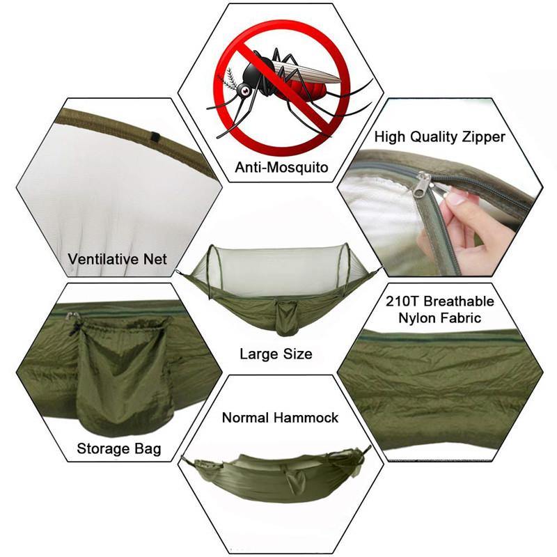 Hammock with Mosquito Net - Beargoods Hammock with Mosquito Net Beargoods.co.uk 49.99 Beargoods
