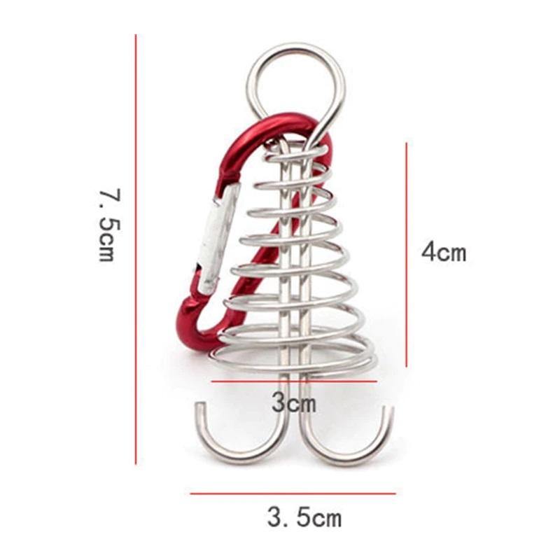 Deck Peg with Carabiner Hooks - Beargoods Deck Peg with Carabiner Hooks Beargoods.co.uk 10.99 Beargoods