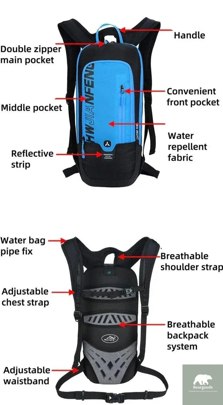 Ultralight Bladder Hydration Rucksack Waterproof - Beargoods Ultralight Bladder Hydration Rucksack Waterproof Beargoods.co.uk 39.99 Beargoods