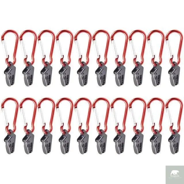 Tent Clamp with Carabiner Hook - Beargoods Tent Clamp with Carabiner Hook Beargoods.co.uk 15.99 Beargoods
