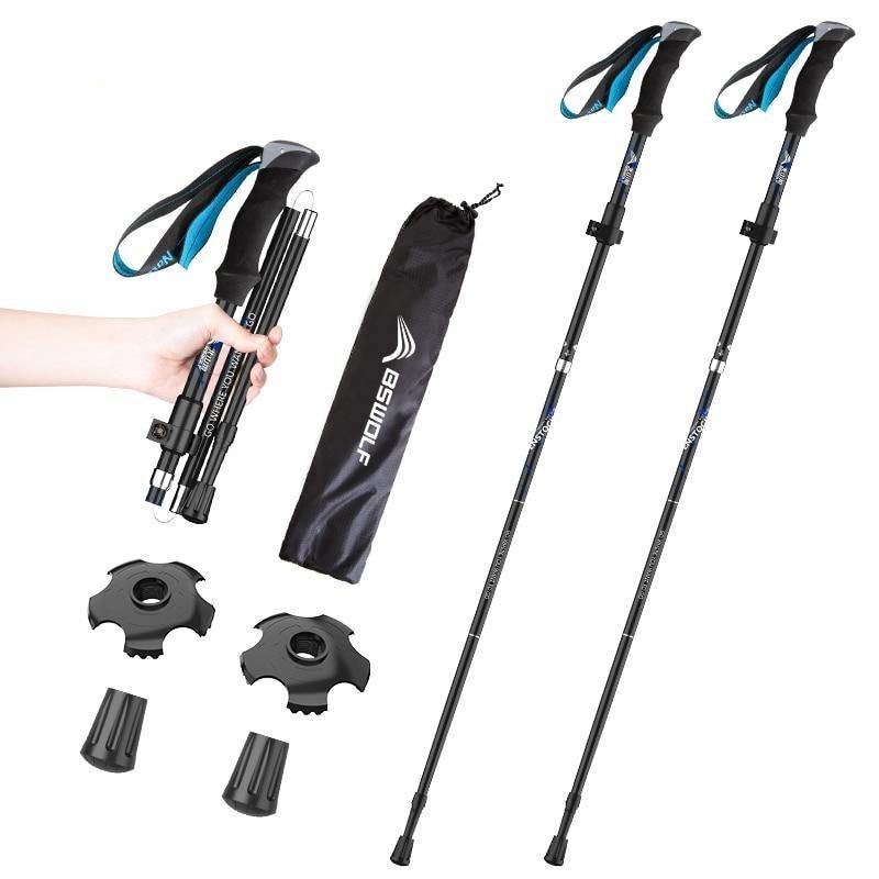 2 Piece Ultralight Trekking Poles Foldable - Beargoods 2 Piece Ultralight Trekking Poles Foldable Beargoods.co.uk 34.99 Beargoods
