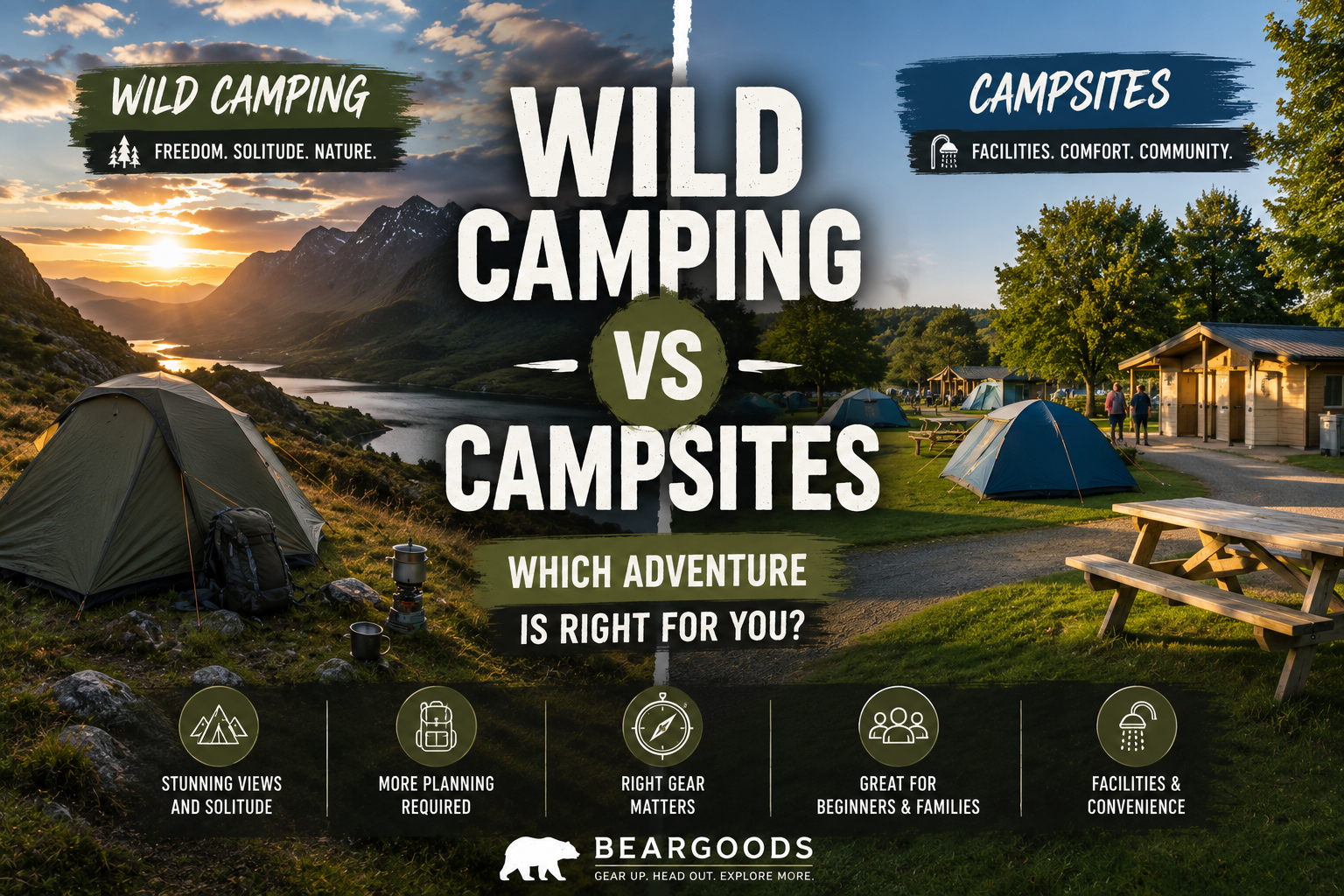 Wild Camping vs Campsites: Which Is Right for You?