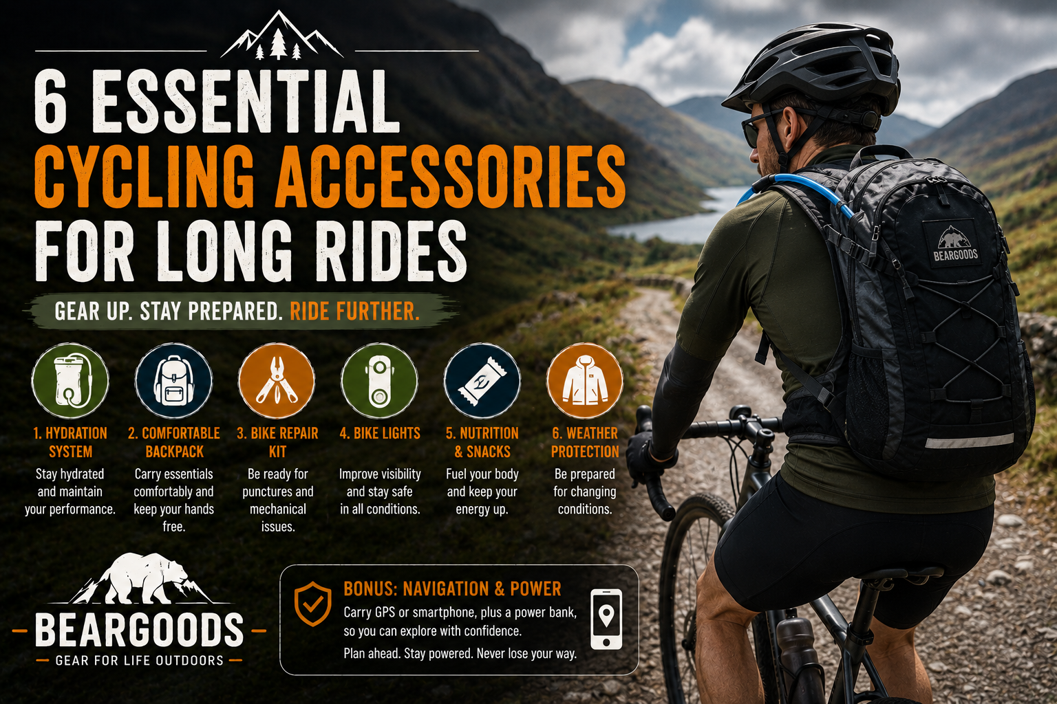 6 Essential Cycling Accessories for Long Rides: The Ultimate Cyclist's Checklist