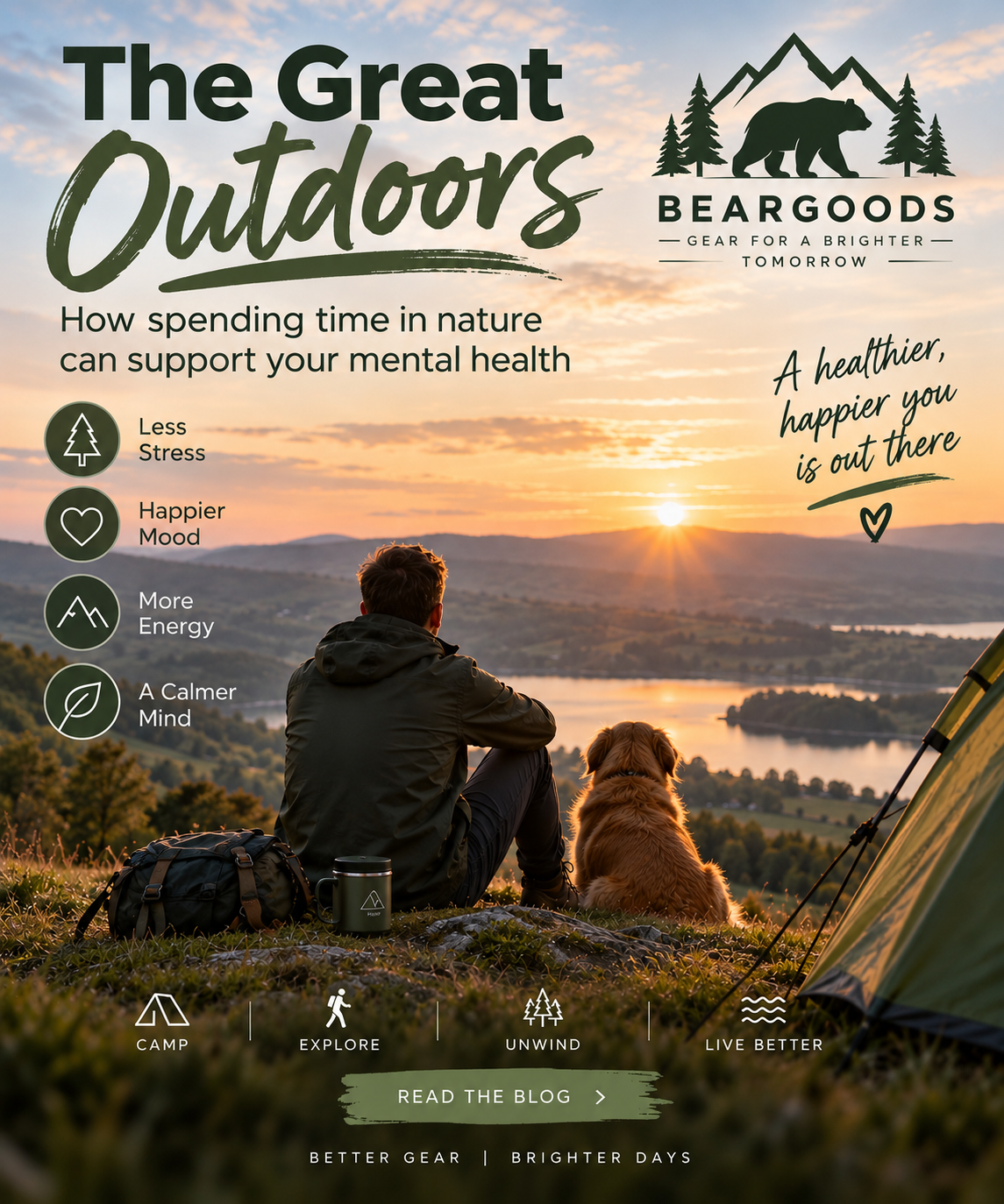 The Great Outdoors: How Spending Time in Nature Can Support Your Mental Health Beargoods