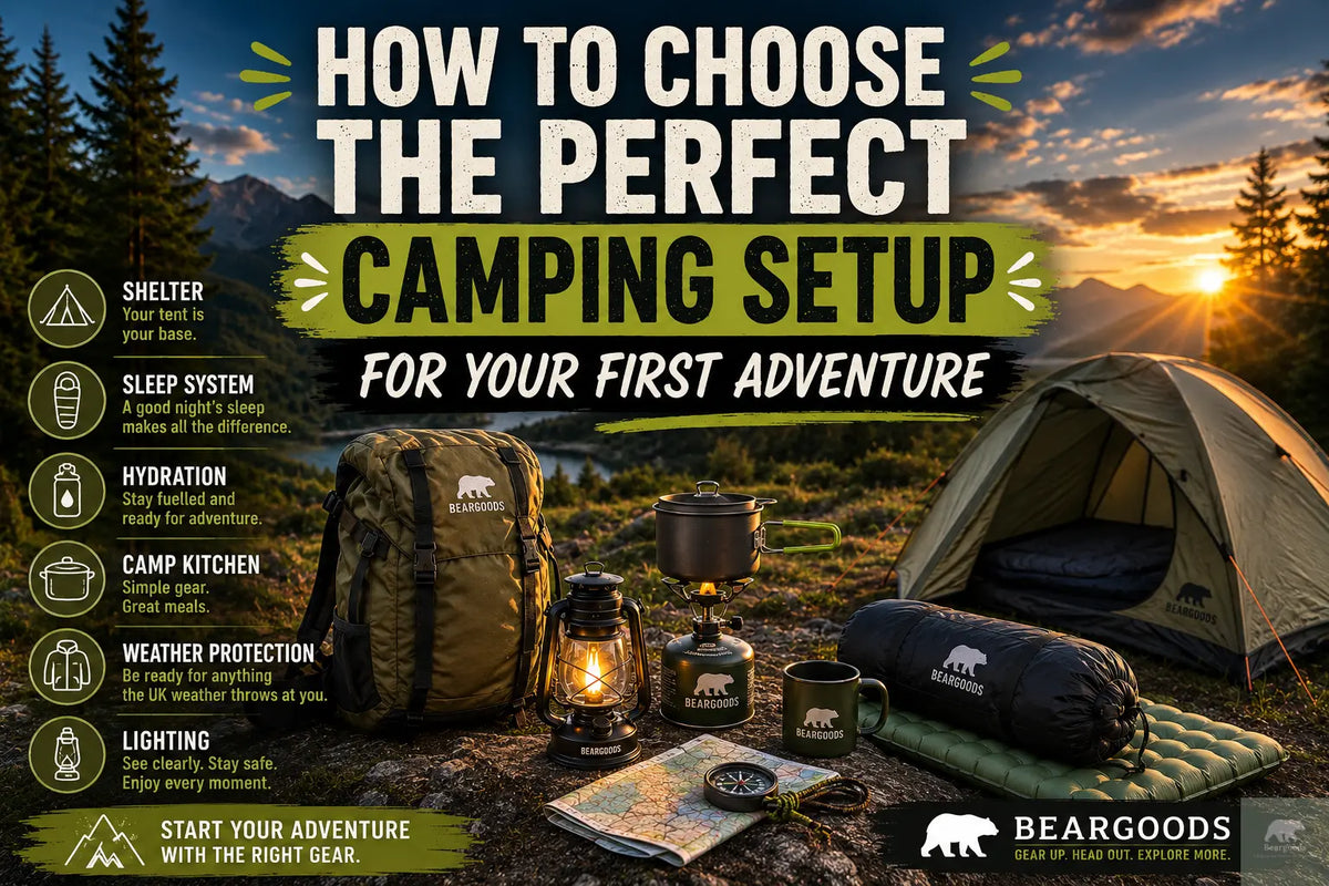How to Choose the Perfect Camping Setup for Your First Adventure Beargoods