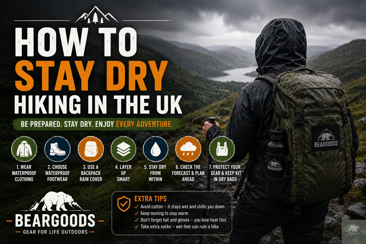 How to Stay Dry Hiking in the UK: Essential Weather Protection Tips Beargoods