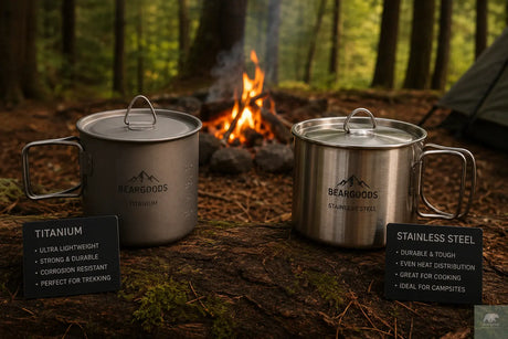 Titanium vs Stainless Steel Cookware Beargoods