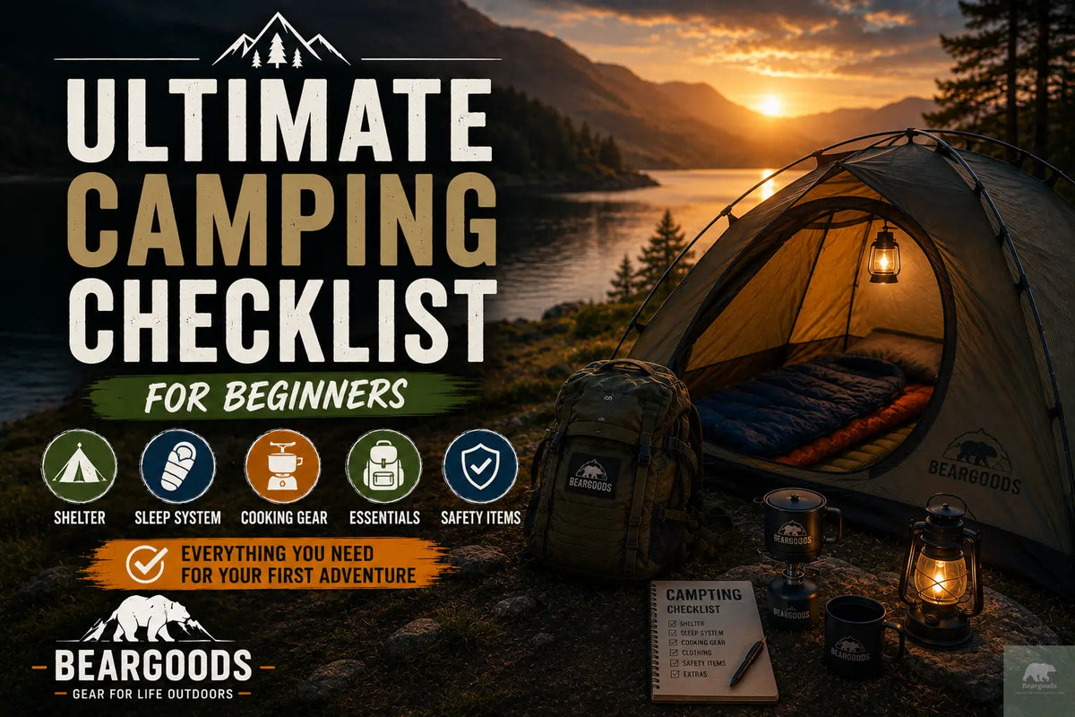 Ultimate Camping Checklist for Beginners: Everything You Need for Your First Adventure Beargoods
