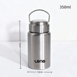 350-750ml Premium Ceramic Liner Tea Thermos Bottle Double Walled Stainless Steel Water Cup Vacuum Flask Travel Bottle Beargoods