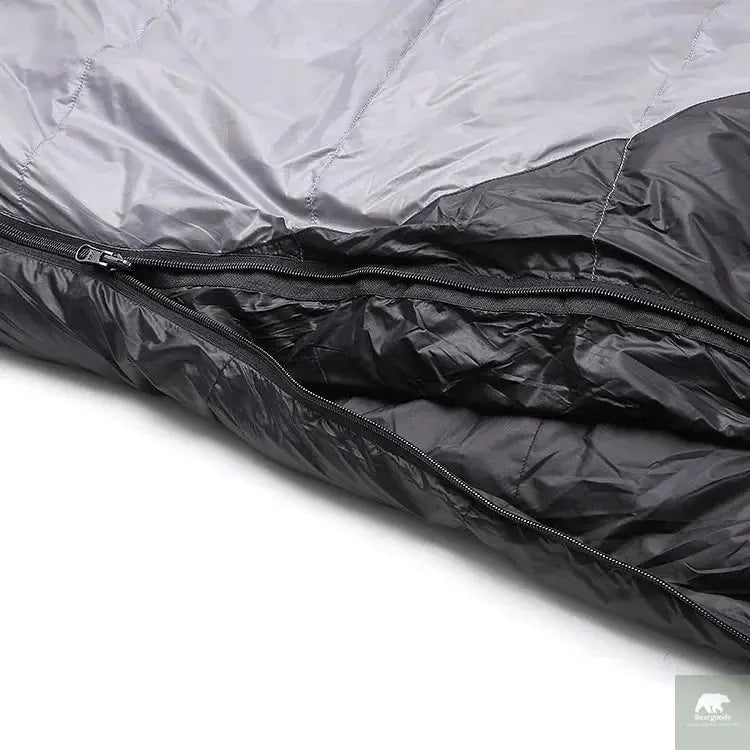 JUNGLE KING CY660 4 Seasons 3 Kinds of Thickness Camping Travel Hiking White Duck Down Feather Filled Mummy Down Sleeping Bags Beargoods