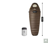 Naturehike Snowbird Camping Duck Down Sleeping Bag Adult Mummy Down Warm Sleeping Bag Ultralight Camping Quilt Sleeping Bags Beargoods