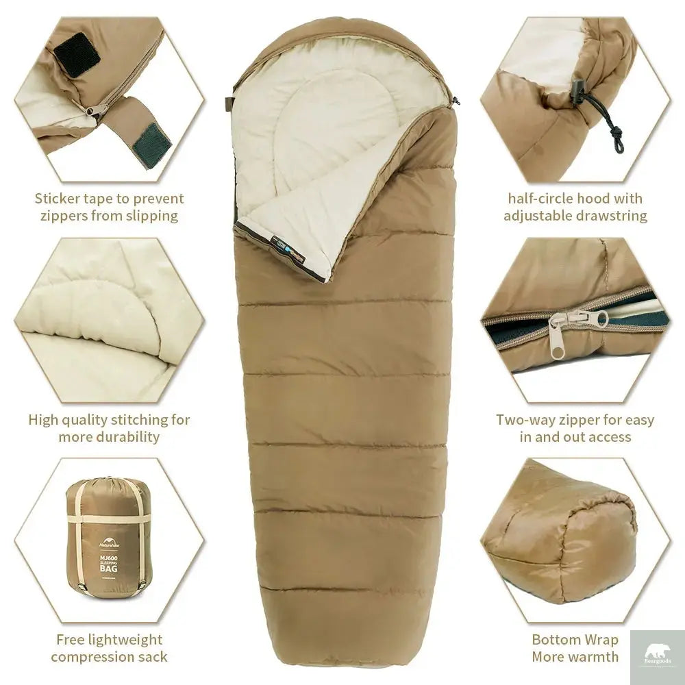 Lightweight Mummy Sleeping Bag - Beargoods