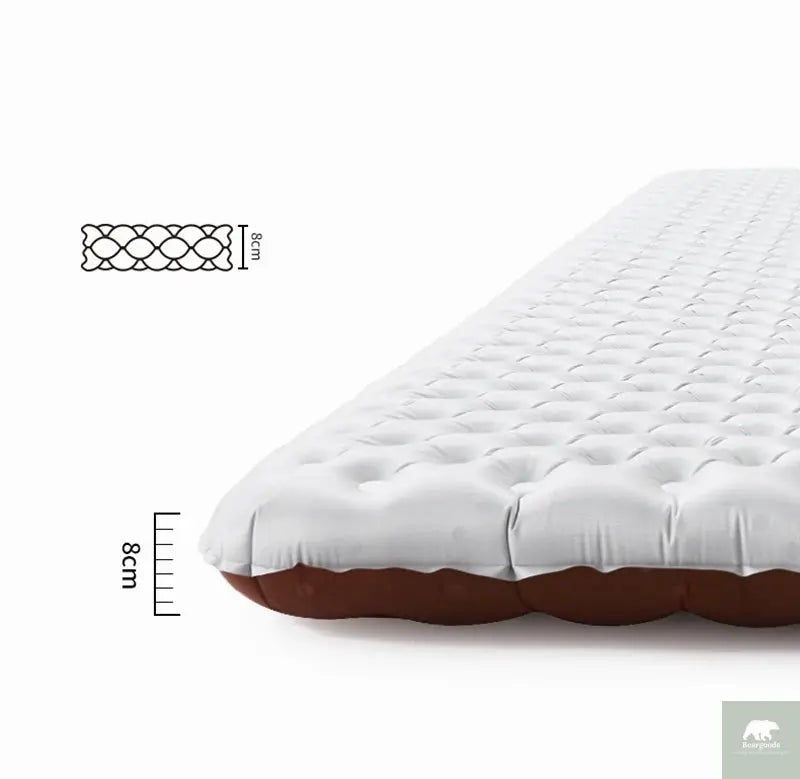Naturehike Camping Mat 5.8 High R-value Mat Inflatable Sleeping Pad Lightweight Air Mattress 20D Nylon TPU Beach Portable Mats Beargoods
