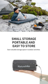 Naturehike Inflatable Camping Mat 3.5 R-Value Lightweight Sleeping Pad 20D Nylon TPU Air Mattress for Hiking Backpacking Beach Beargoods