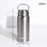 350-750ml Premium Ceramic Liner Tea Thermos Bottle Double Walled Stainless Steel Water Cup Vacuum Flask Travel Bottle Beargoods