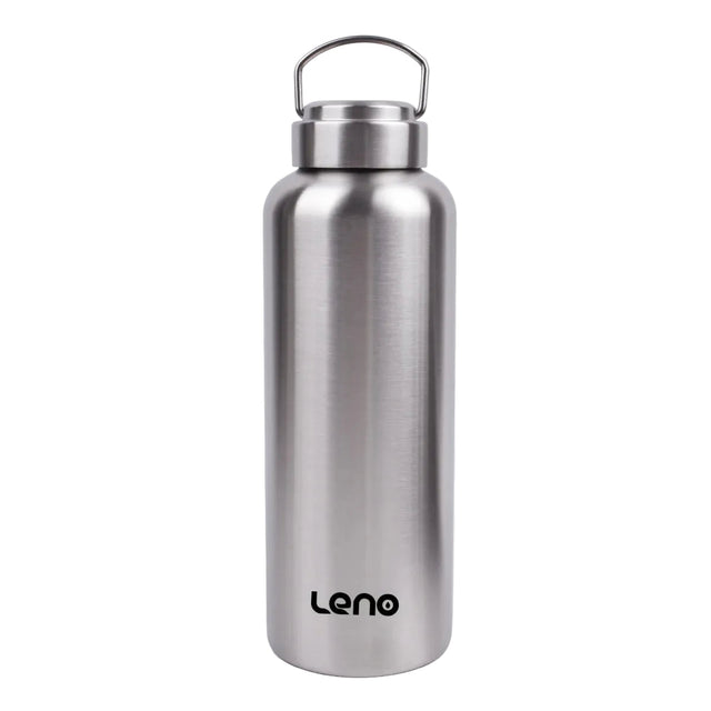 1pc Large Capacity Stainless Steel Sport Water Bottle Single-layer Rugged Water Cup Metal Bottle Drinkware Camping Sports Gym Beargoods