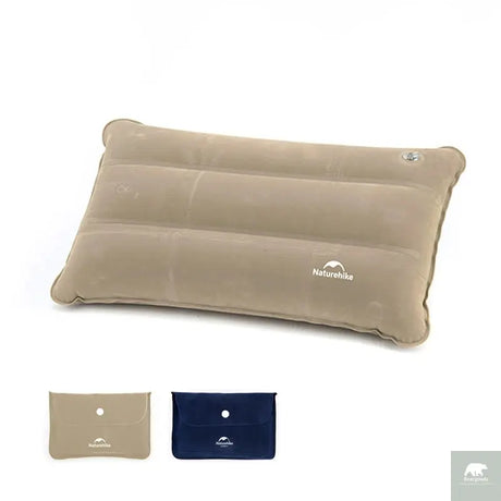 Naturehike Square Inflatable Pillow Outdoor Camping Hiking Ultralight Travel Portable Airplane Folding Pillows Soft Comfortable Beargoods