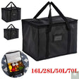 70L Insulated Thermal Cooler Bag Insulation To Keep Cold Large Capacity Portable Lunch Bag Zip Picnic Camping Tin Foil Food Bag Beargoods