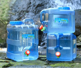 7.5/10/15L Drinking Water Container with Spigot Leakproof Camping Water Tank Large Capacity Water Storage Carrier for Hiking Car Beargoods