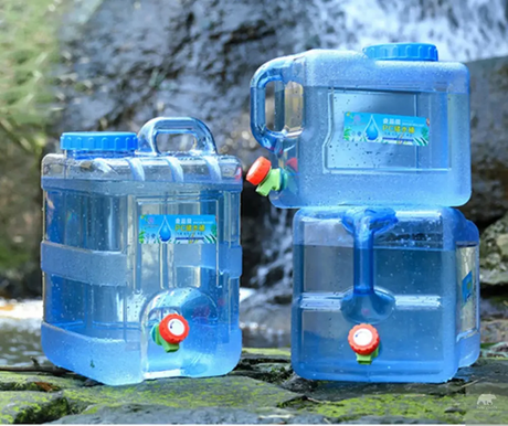 7.5/10/15L Drinking Water Container with Spigot Leakproof Camping Water Tank Large Capacity Water Storage Carrier for Hiking Car Beargoods