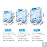 7.5/10/15L Drinking Water Container with Spigot Leakproof Camping Water Tank Large Capacity Water Storage Carrier for Hiking Car Beargoods