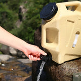 12L Camping Water Container Outdoor Water Bucket Large Capacity Portable Water Bag Detachable Faucet Picnic Drive Water Tank Beargoods