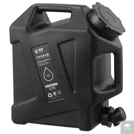 12L Camping Water Container Outdoor Water Bucket Large Capacity Portable Water Bag Detachable Faucet Picnic Drive Water Tank Beargoods