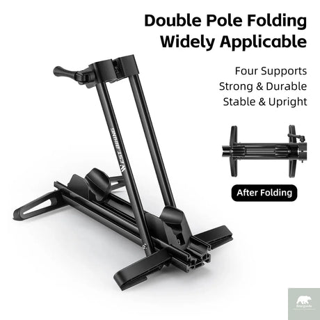 Bicycle Double Pole Foldable Parking Rack Beargoods