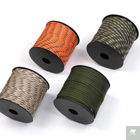 50 M 1 Roll4 Mm 7 Stand Cores Paracord for Survival Parachute Cord Lanyard Camping Climbing Camping Rope Hiking Clothesline Beargoods