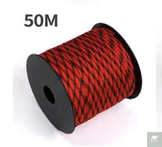 50 M 1 Roll4 Mm 7 Stand Cores Paracord for Survival Parachute Cord Lanyard Camping Climbing Camping Rope Hiking Clothesline Beargoods