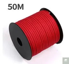 50 M 1 Roll4 Mm 7 Stand Cores Paracord for Survival Parachute Cord Lanyard Camping Climbing Camping Rope Hiking Clothesline Beargoods